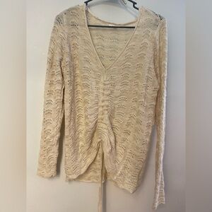 Maurices Beige V-Neck Sweater